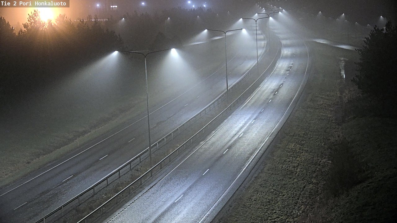 Weather Camera Image Väg 2 Björneborg, Honkaluoto, Pori, Satakunta