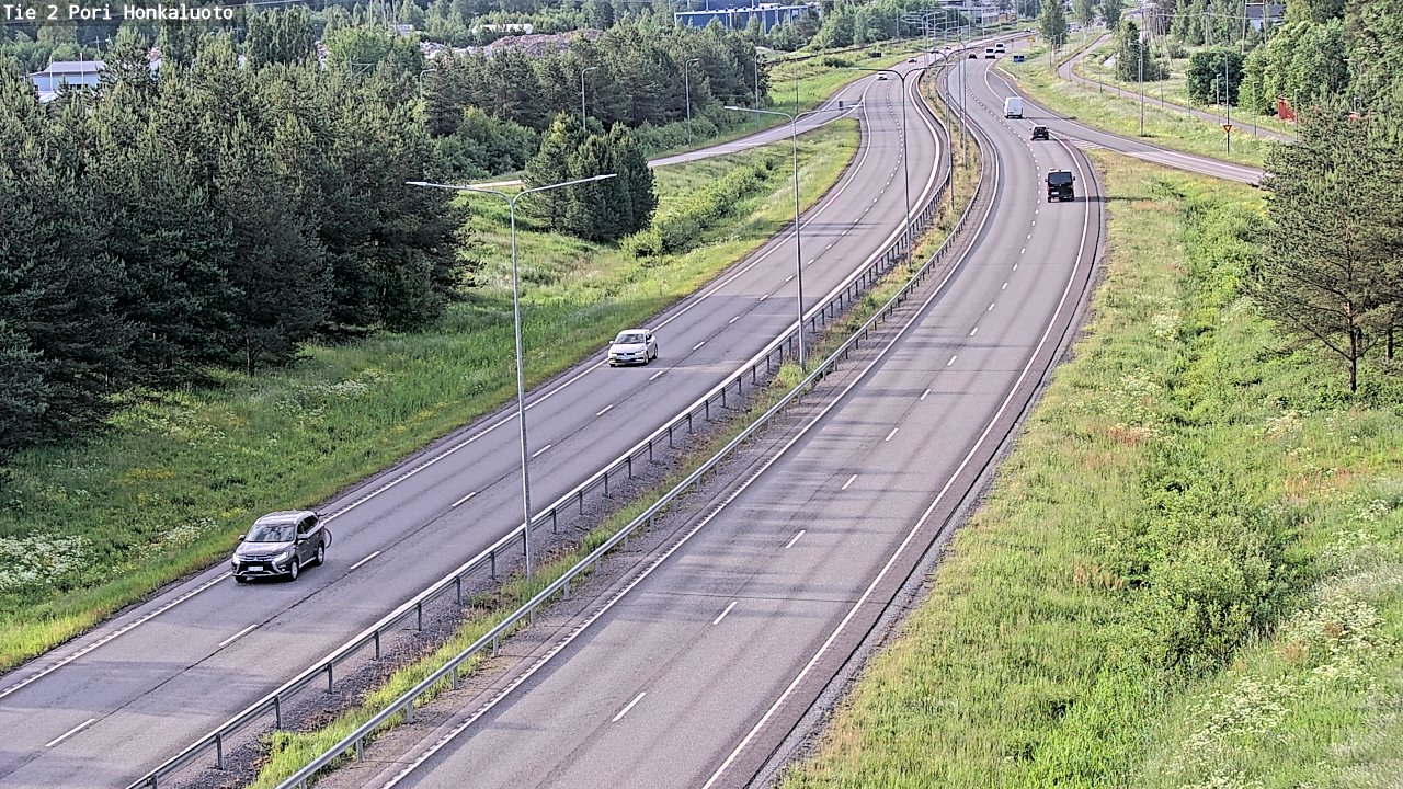 Kelikamerat Kuva Tie 2 Pori, Honkaluoto, Pori, Satakunta