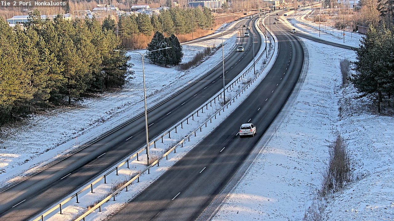 Weather Camera Image Road 2 Pori, Honkaluoto, Pori, Satakunta