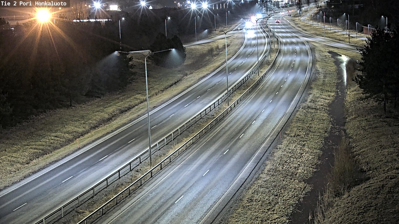 Weather Camera Image Road 2 Pori, Honkaluoto, Pori, Satakunta