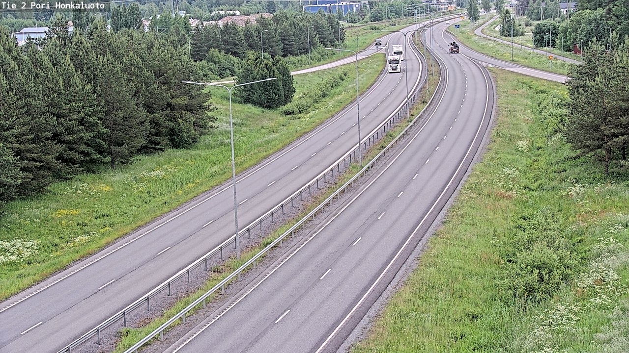 Kelikamerat Kuva Tie 2 Pori, Honkaluoto, Pori, Satakunta