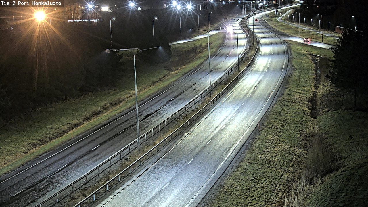 Weather Camera Image Väg 2 Björneborg, Honkaluoto, Pori, Satakunta