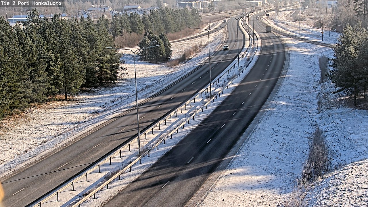 Weather Camera Image Road 2 Pori, Honkaluoto, Pori, Satakunta