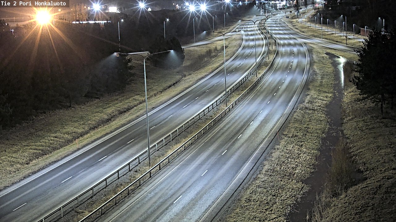 Weather Camera Image Road 2 Pori, Honkaluoto, Pori, Satakunta