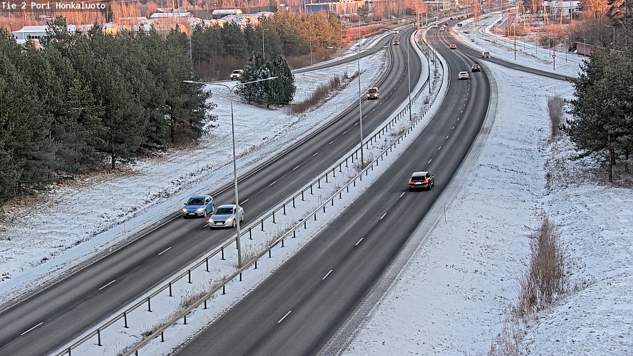 Weather Camera Image Road 2 Pori, Honkaluoto, Pori, Satakunta