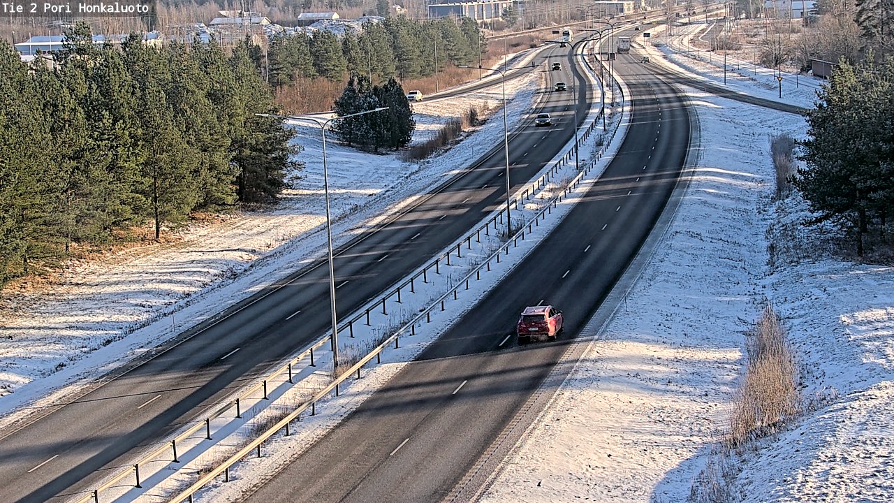 Weather Camera Image Road 2 Pori, Honkaluoto, Pori, Satakunta