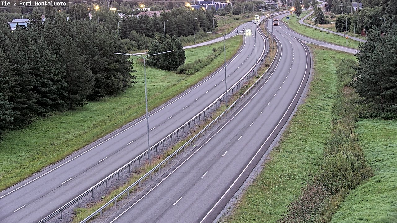 Weather Camera Image Väg 2 Björneborg, Honkaluoto, Pori, Satakunta