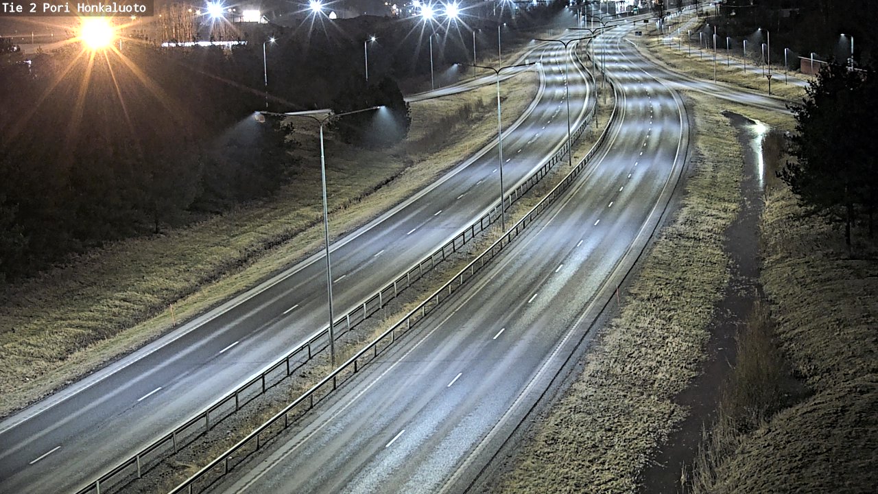 Weather Camera Image Road 2 Pori, Honkaluoto, Pori, Satakunta