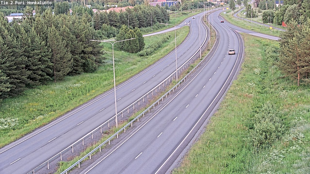 Kelikamerat Kuva Tie 2 Pori, Honkaluoto, Pori, Satakunta