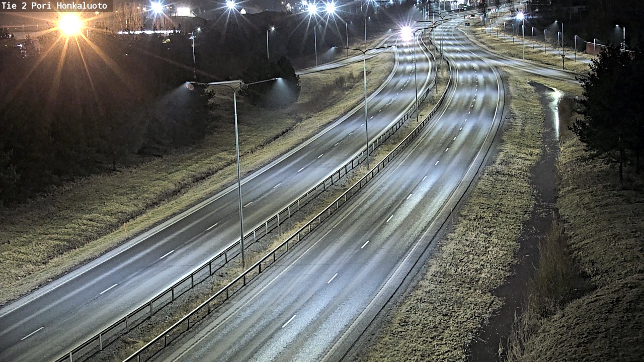 Weather Camera Image Road 2 Pori, Honkaluoto, Pori, Satakunta