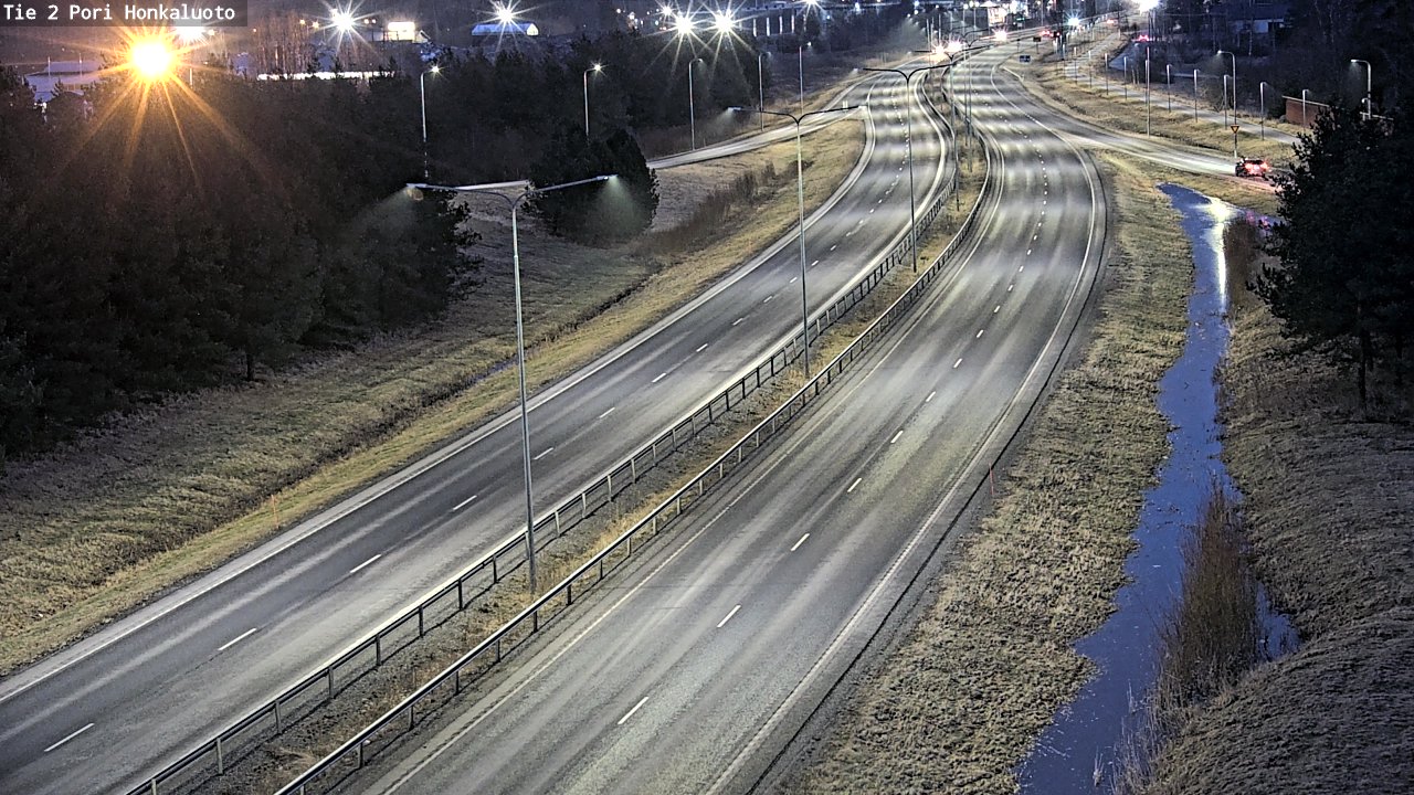 Weather Camera Image Väg 2 Björneborg, Honkaluoto, Pori, Satakunta