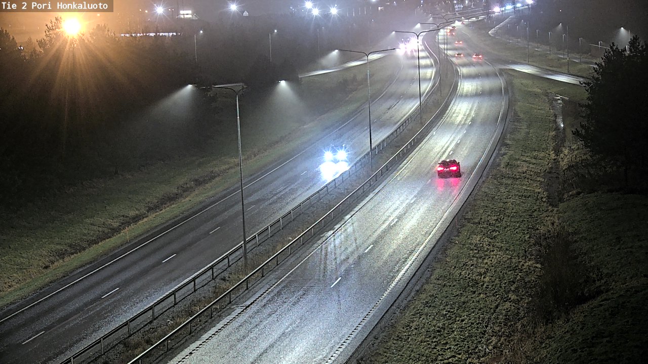 Weather Camera Image Väg 2 Björneborg, Honkaluoto, Pori, Satakunta