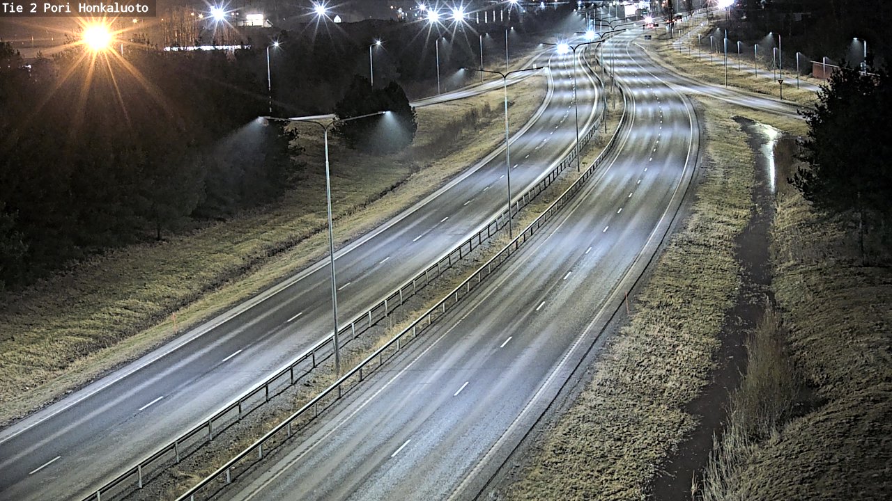 Weather Camera Image Road 2 Pori, Honkaluoto, Pori, Satakunta