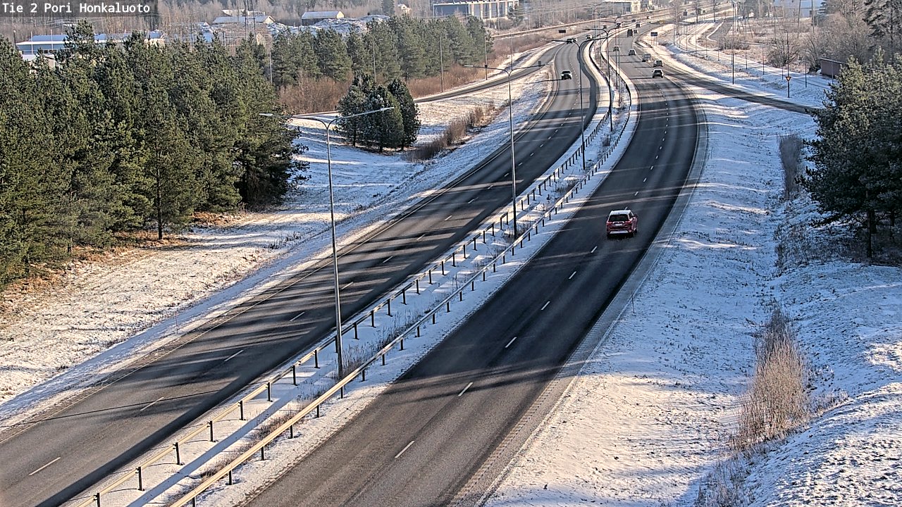 Weather Camera Image Road 2 Pori, Honkaluoto, Pori, Satakunta