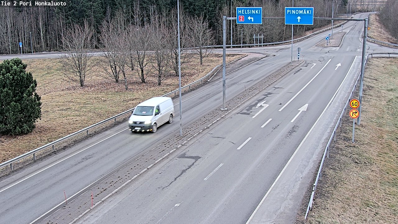 Kelikamerat Kuva Tie 2 Pori, Honkaluoto, Pori, Satakunta