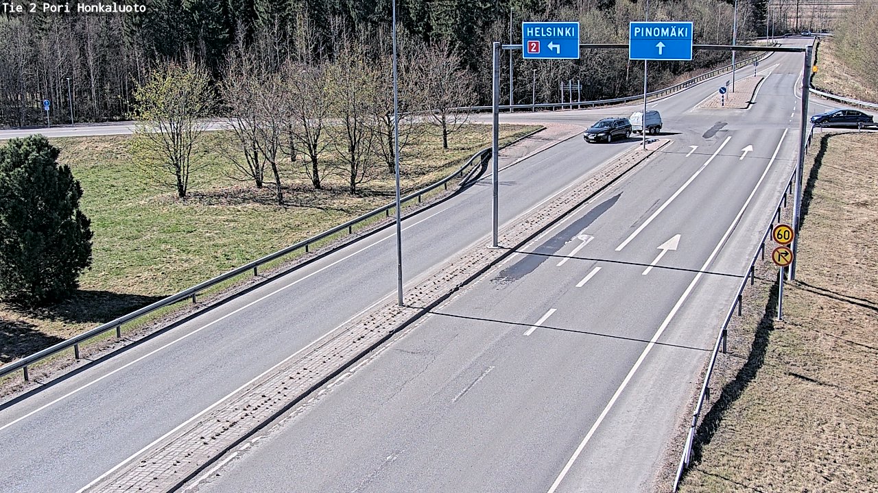 Kelikamerat Kuva Tie 2 Pori, Honkaluoto, Pori, Satakunta