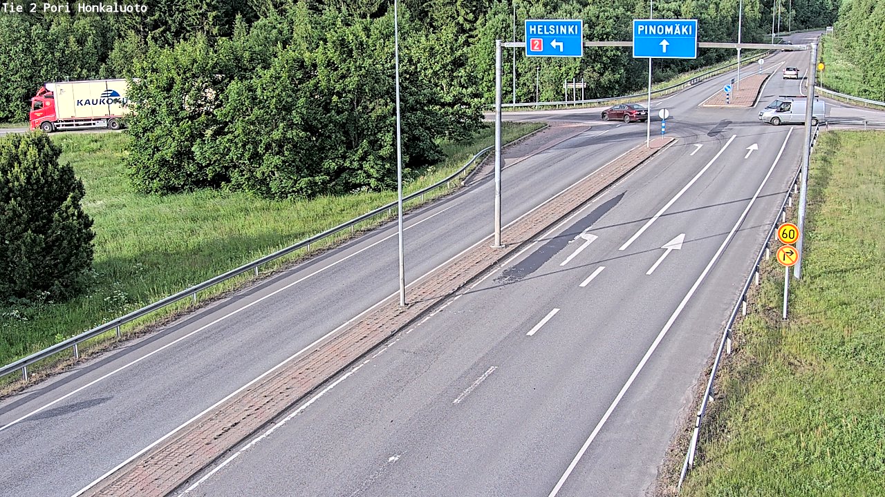 Kelikamerat Kuva Tie 2 Pori, Honkaluoto, Pori, Satakunta