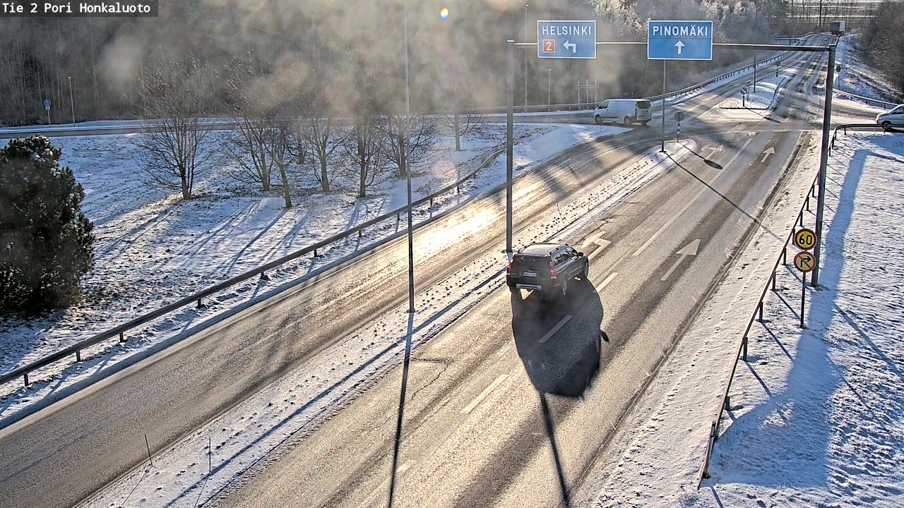 Kelikamerat Kuva Tie 2 Pori, Honkaluoto, Pori, Satakunta