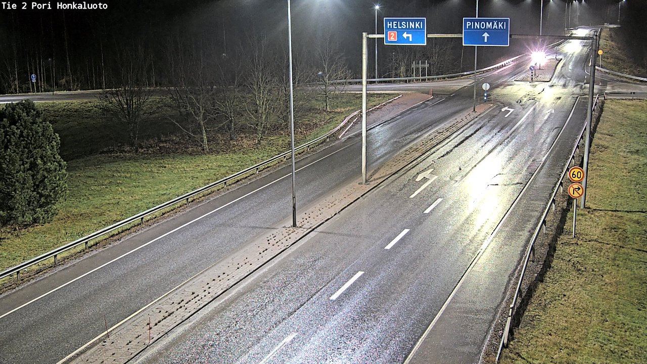 Weather Camera Image Väg 2 Björneborg, Honkaluoto, Pori, Satakunta