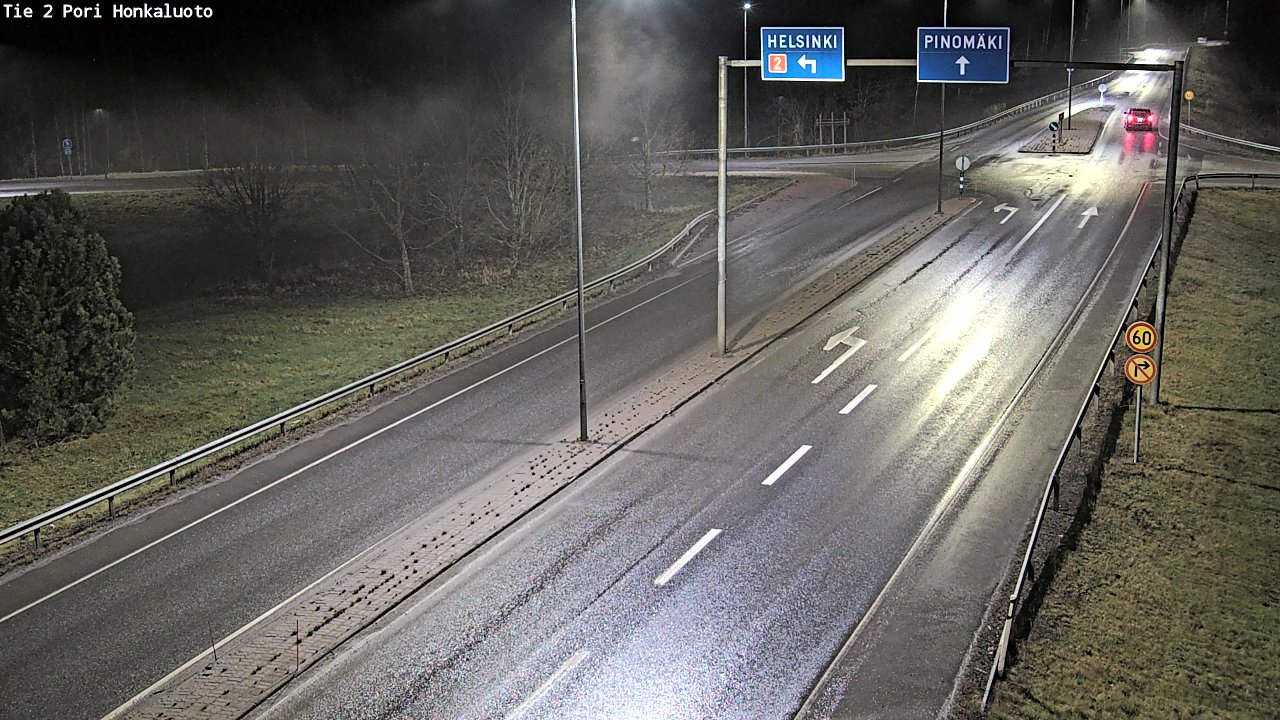 Weather Camera Image Väg 2 Björneborg, Honkaluoto, Pori, Satakunta