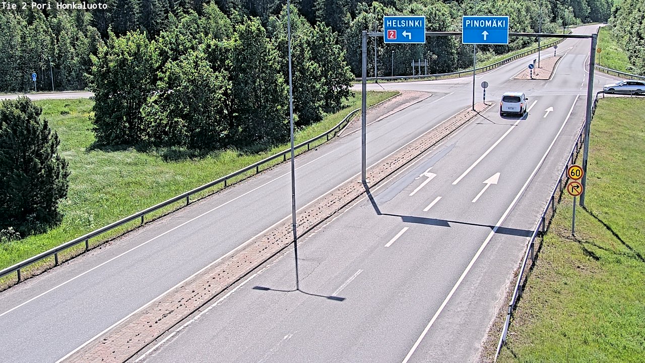 Weather Camera Image Väg 2 Björneborg, Honkaluoto, Pori, Satakunta