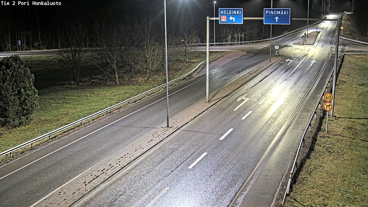 Weather Camera Image Väg 2 Björneborg, Honkaluoto, Pori, Satakunta