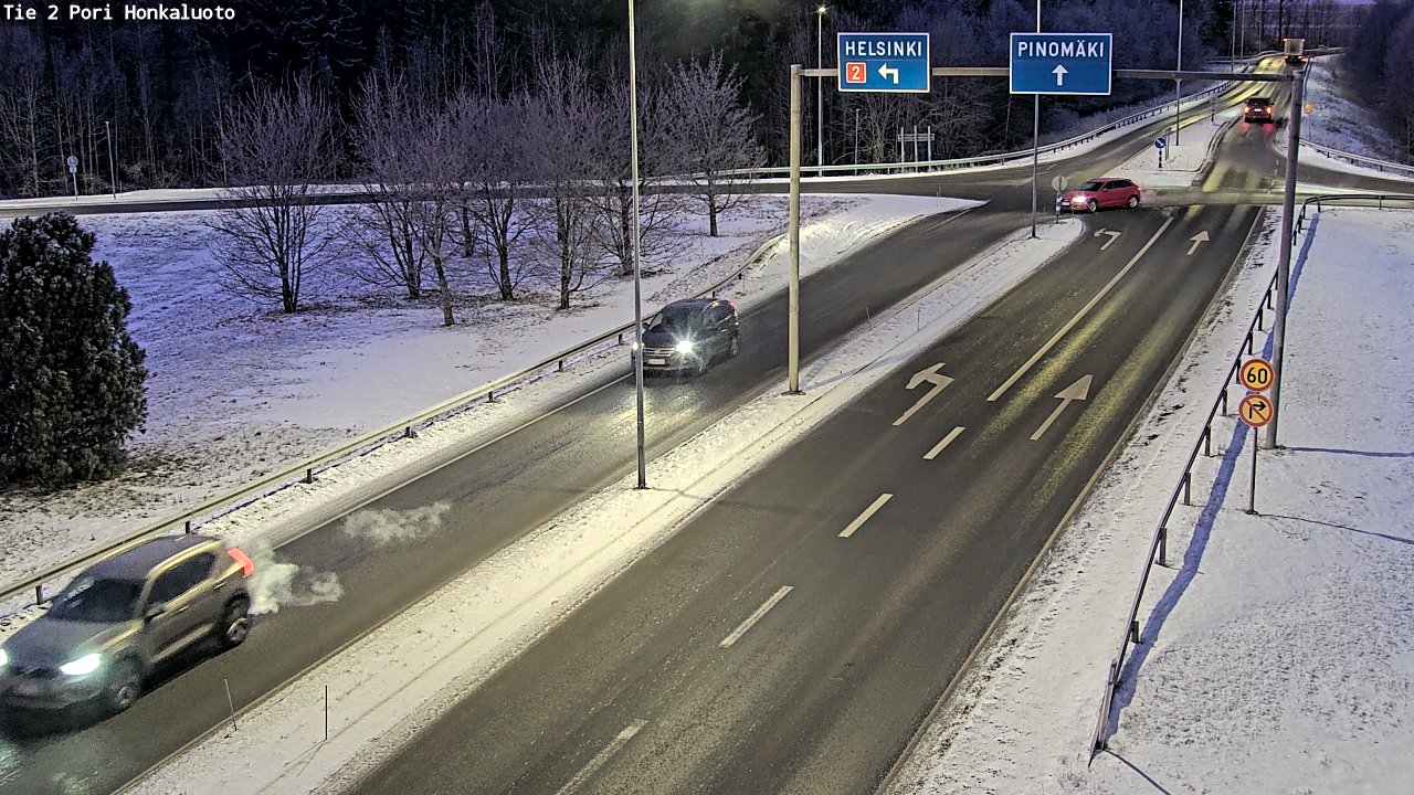 Kelikamerat Kuva Tie 2 Pori, Honkaluoto, Pori, Satakunta