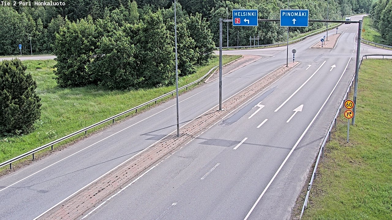 Kelikamerat Kuva Tie 2 Pori, Honkaluoto, Pori, Satakunta