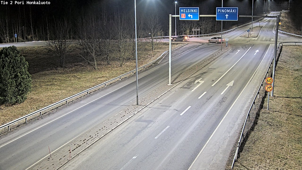 Weather Camera Image Väg 2 Björneborg, Honkaluoto, Pori, Satakunta