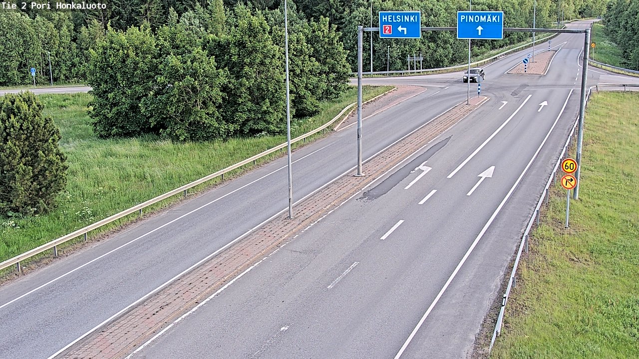 Kelikamerat Kuva Tie 2 Pori, Honkaluoto, Pori, Satakunta