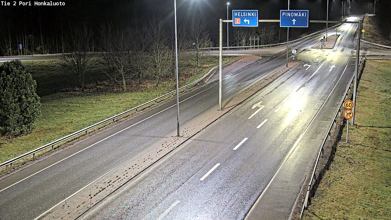 Weather Camera Image Väg 2 Björneborg, Honkaluoto, Pori, Satakunta