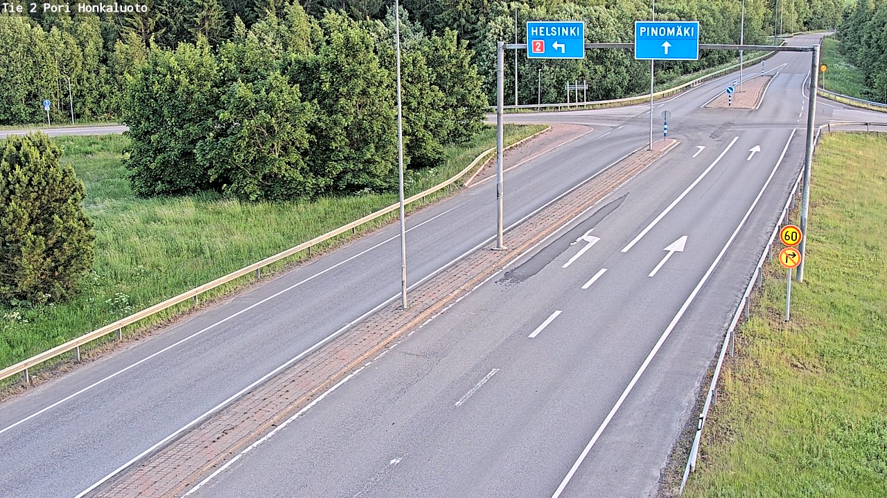 Kelikamerat Kuva Tie 2 Pori, Honkaluoto, Pori, Satakunta
