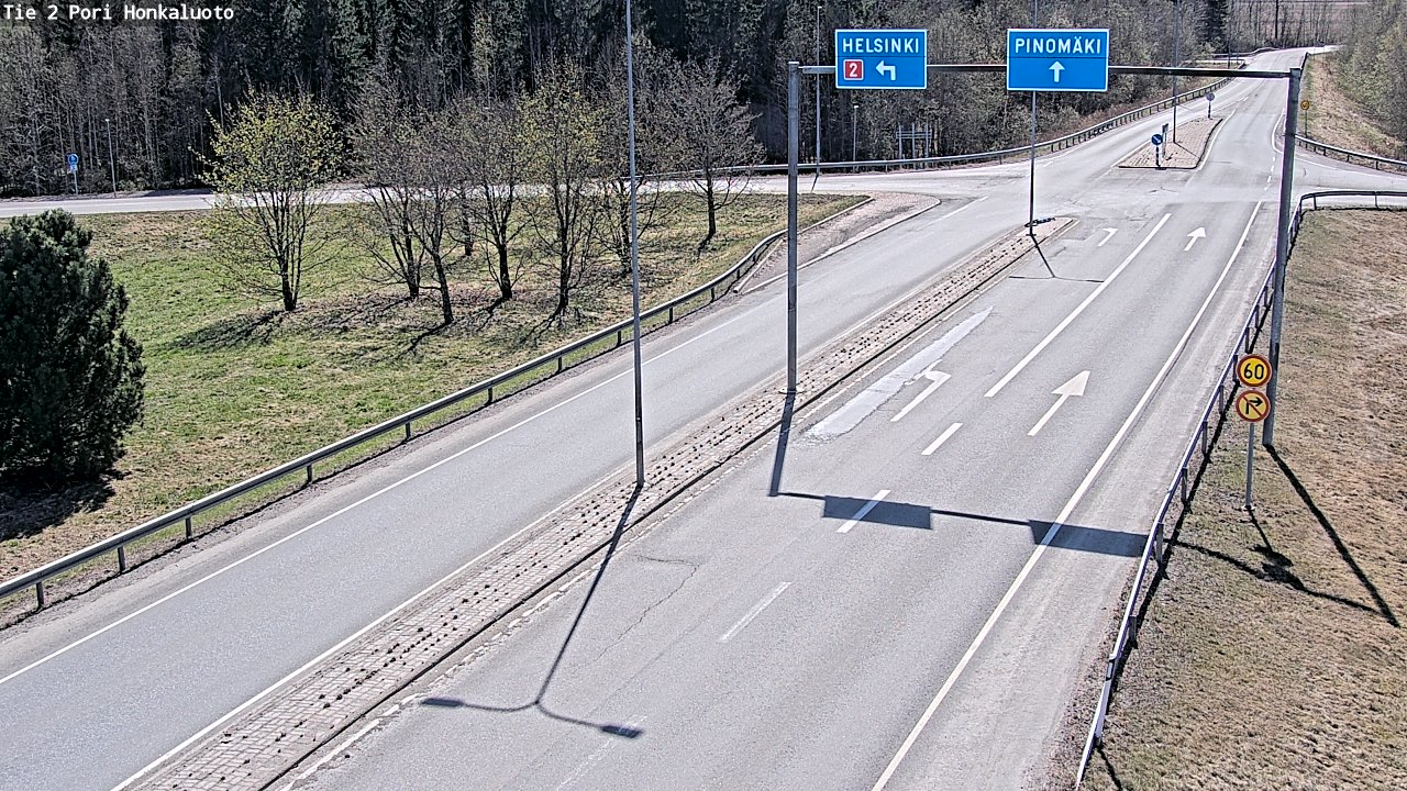 Kelikamerat Kuva Tie 2 Pori, Honkaluoto, Pori, Satakunta