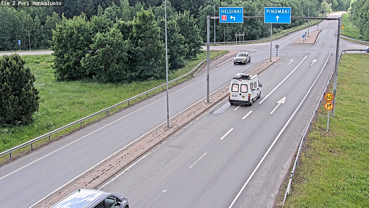 Kelikamerat Kuva Tie 2 Pori, Honkaluoto, Pori, Satakunta