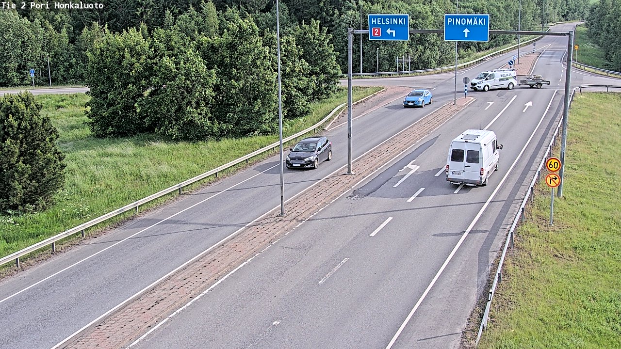 Kelikamerat Kuva Tie 2 Pori, Honkaluoto, Pori, Satakunta