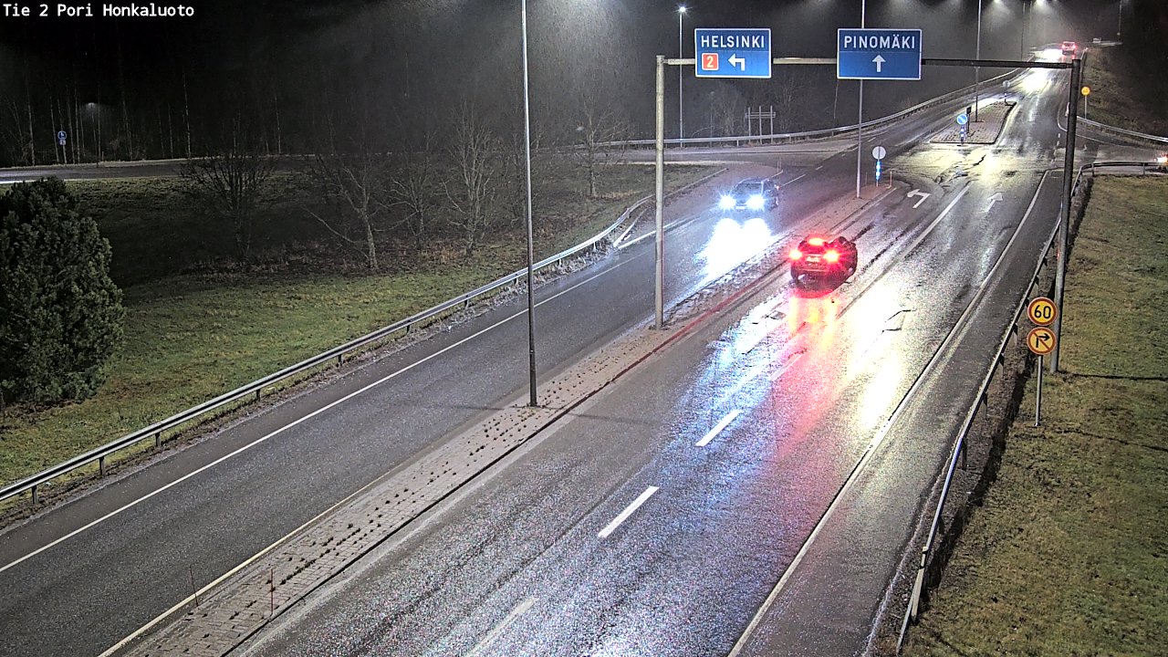 Weather Camera Image Väg 2 Björneborg, Honkaluoto, Pori, Satakunta