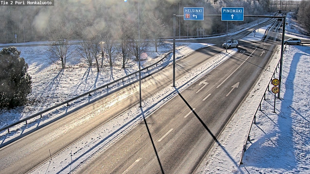 Kelikamerat Kuva Tie 2 Pori, Honkaluoto, Pori, Satakunta