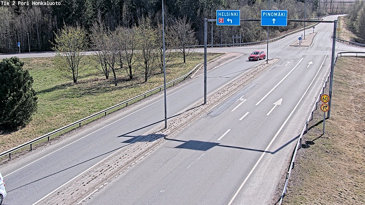 Kelikamerat Kuva Tie 2 Pori, Honkaluoto, Pori, Satakunta