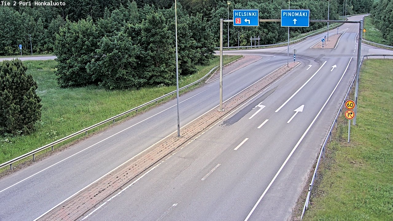 Kelikamerat Kuva Tie 2 Pori, Honkaluoto, Pori, Satakunta