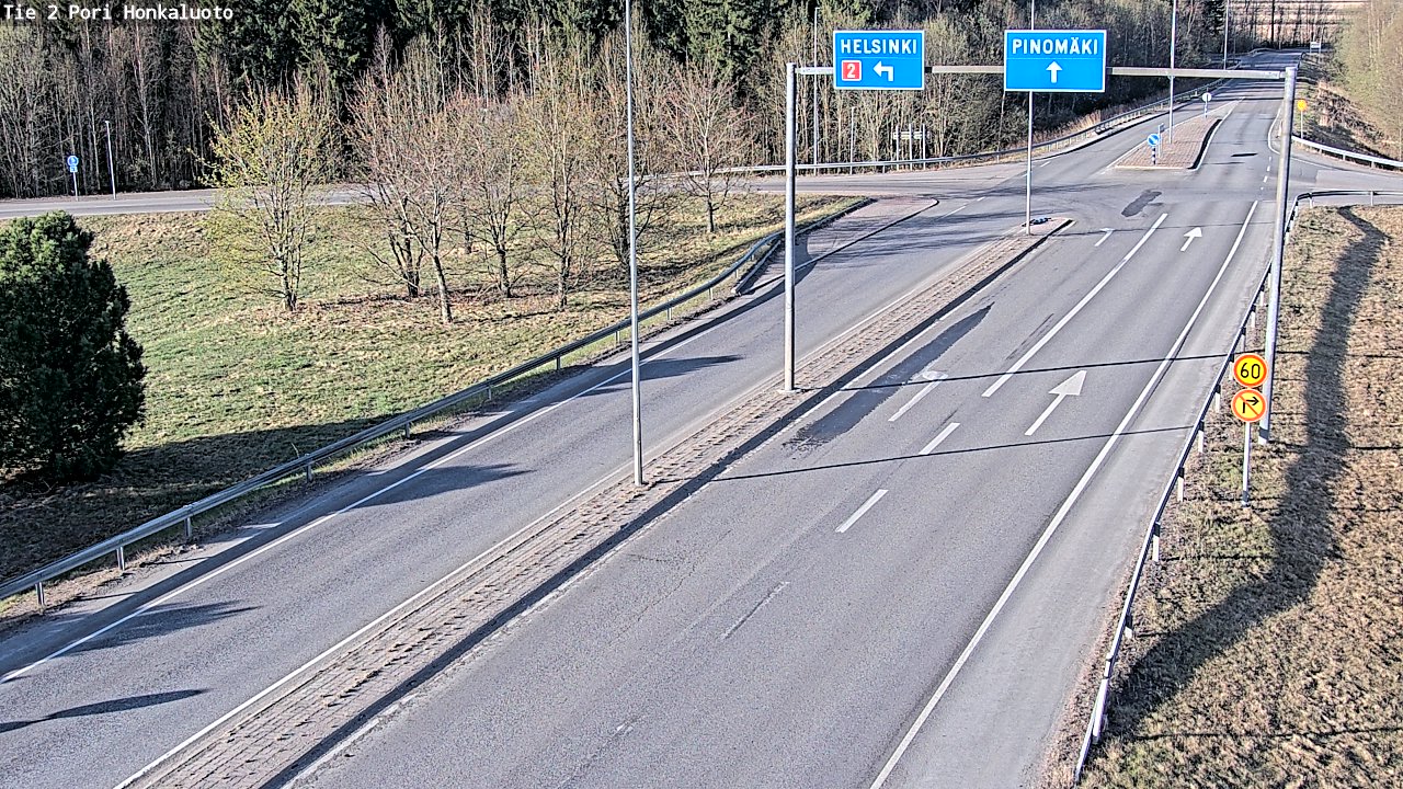 Kelikamerat Kuva Tie 2 Pori, Honkaluoto, Pori, Satakunta