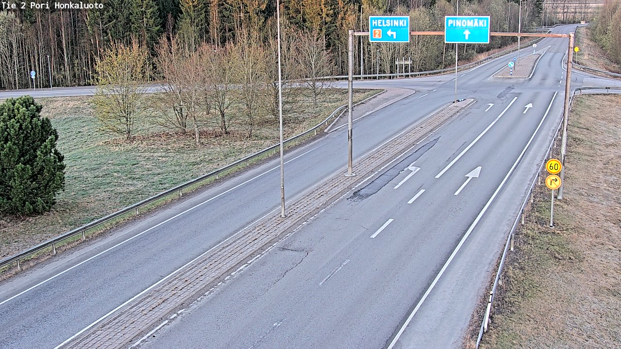 Kelikamerat Kuva Tie 2 Pori, Honkaluoto, Pori, Satakunta
