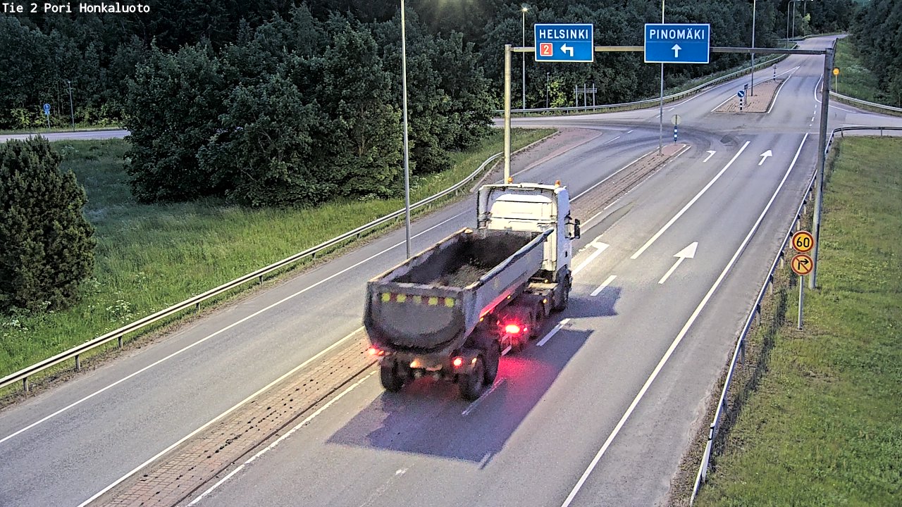 Kelikamerat Kuva Tie 2 Pori, Honkaluoto, Pori, Satakunta