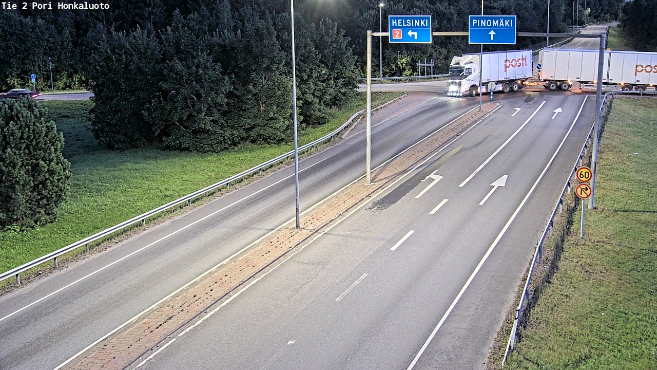Kelikamerat Kuva Tie 2 Pori, Honkaluoto, Pori, Satakunta
