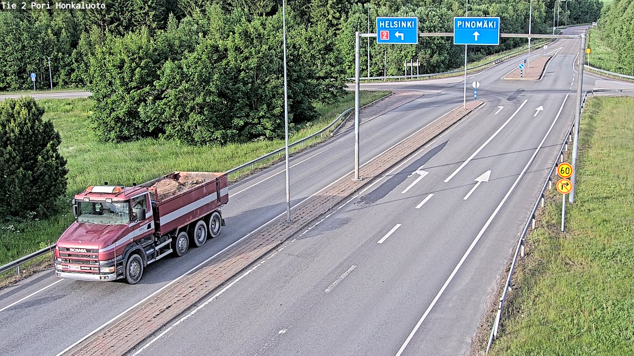 Kelikamerat Kuva Tie 2 Pori, Honkaluoto, Pori, Satakunta