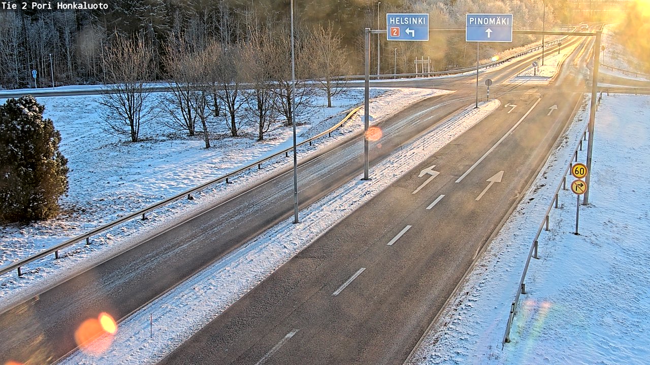 Weather Camera Image Road 2 Pori, Honkaluoto, Pori, Satakunta