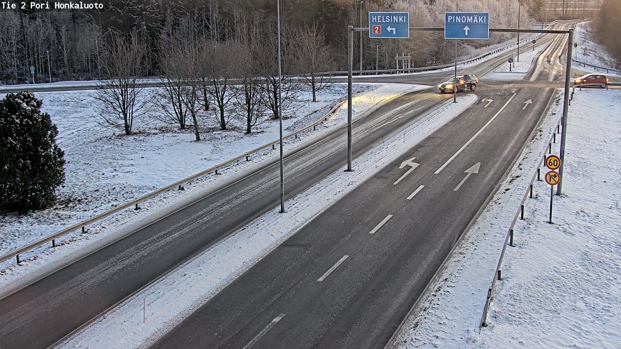 Weather Camera Image Road 2 Pori, Honkaluoto, Pori, Satakunta