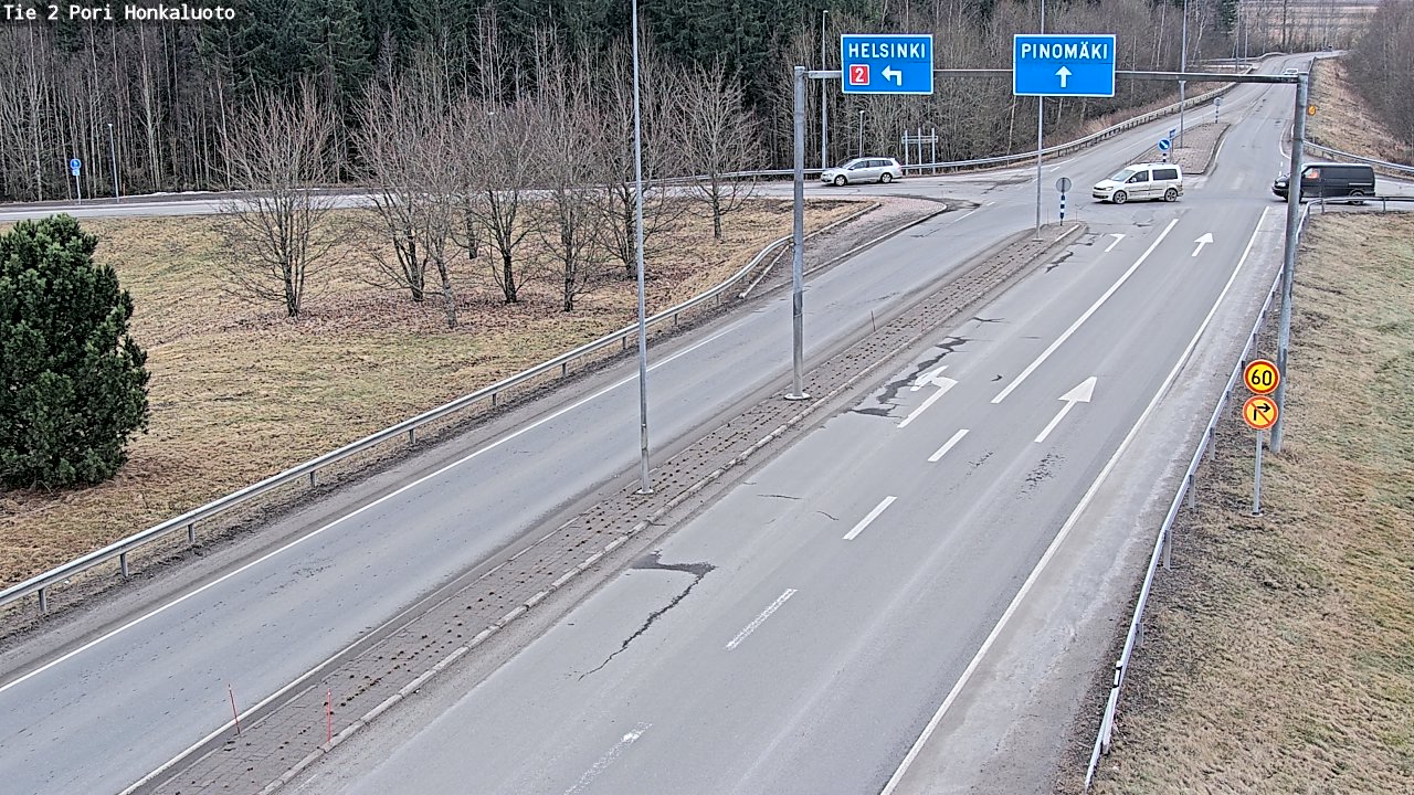 Kelikamerat Kuva Tie 2 Pori, Honkaluoto, Pori, Satakunta