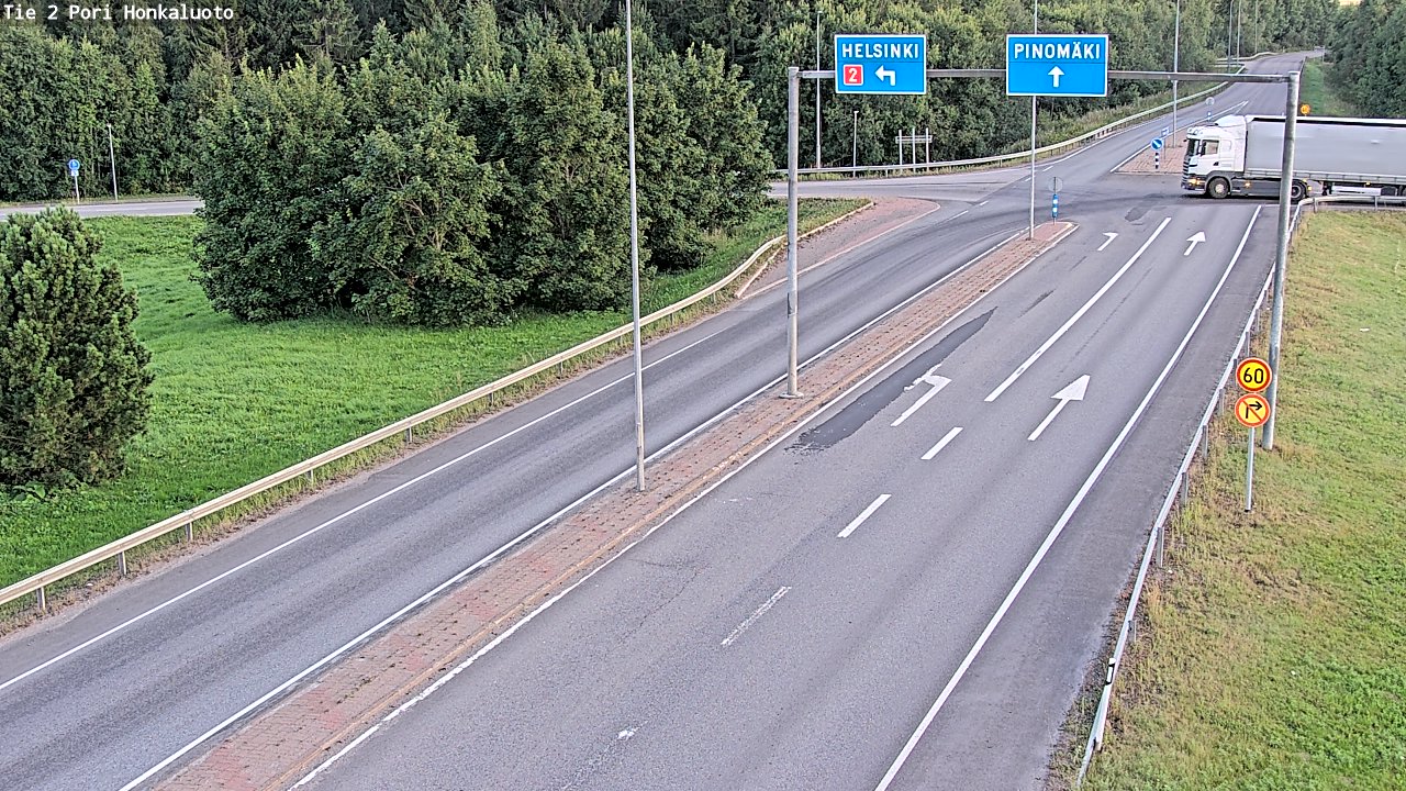 Kelikamerat Kuva Tie 2 Pori, Honkaluoto, Pori, Satakunta