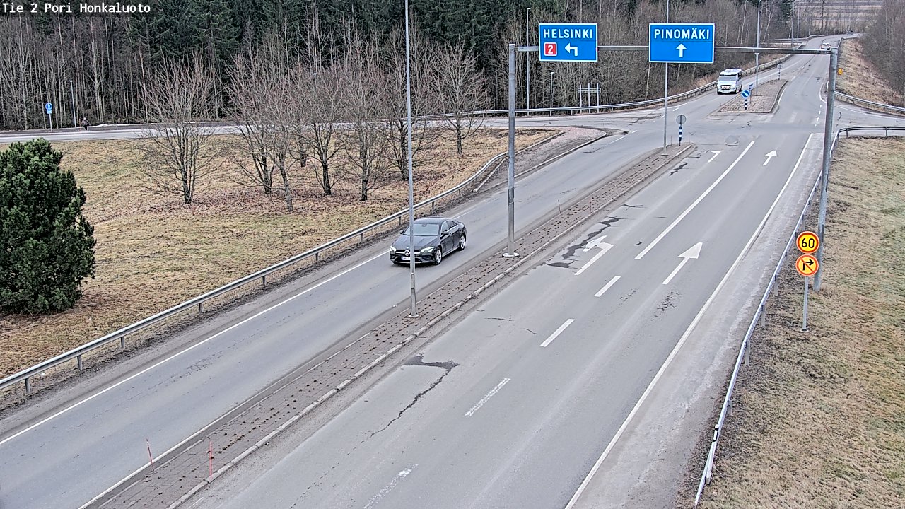 Kelikamerat Kuva Tie 2 Pori, Honkaluoto, Pori, Satakunta