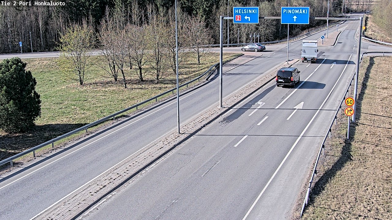 Kelikamerat Kuva Tie 2 Pori, Honkaluoto, Pori, Satakunta